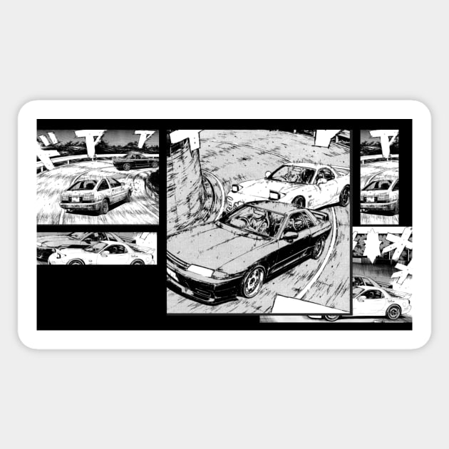 Initial D Sticker by supaMXMV